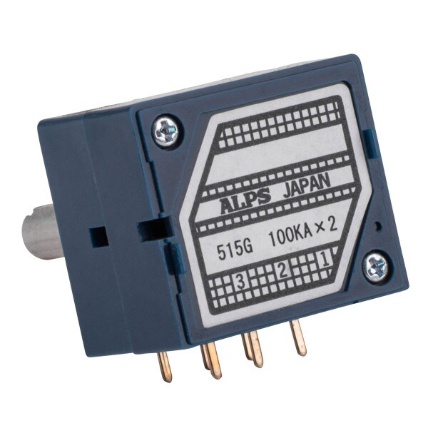 Main product image for ALPS RK27 100KA Audio Taper Potentiometer Sol 023-206